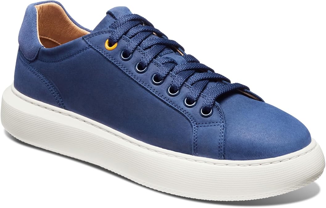 Samuel Hubbard Sunset Sneakers - Sneakers for Men - EVA Eclipse Outsole - Microfiber Footbed - Leather Upper Blue Nubuck 9 B - Medium