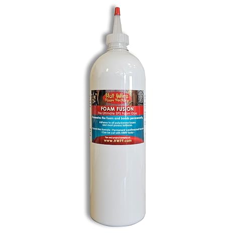 Hot Wire Foam Factory Foam Fusion Glue, Non-Toxic, Solvent-Free Adhesive, Bonds XPS, EPS, Styrofoam, Porous Surfaces, Industrial Strength, Weather & Fire Resistance