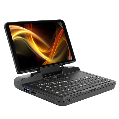Mini Laptop 10 Pro, 8GB RAM 256GB ROM Laptops Computer, 6 Inch HD Screen Portable Industry Laptop, N4120 CPU, Internet, BT4.2 (US Plug)