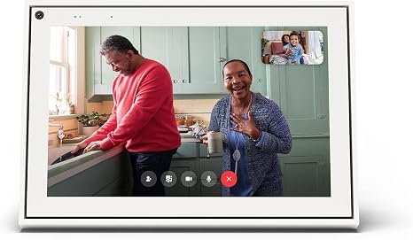 Portal White 10" from Facebook. Smart, Hands-Free Video Calling with Alexa Built-in (UK Import)