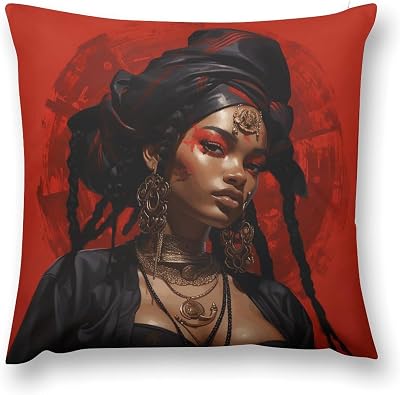 Anime Style Characters Throw Pillow Covers 18 x18 Super Soft Pillow Cases Decorative Pillow Covers for Sofa Couch Bed Square Pillowcases for Living Room Office