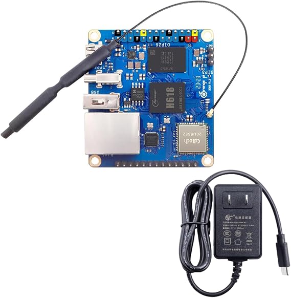 Orange Pi Zero3 1.5GB Ram Allwinner H618 LPDDR4 Quad Core Cortex-A53 Computer Board Run Android 12 TV/Debian/Ubuntu Single Board + Power