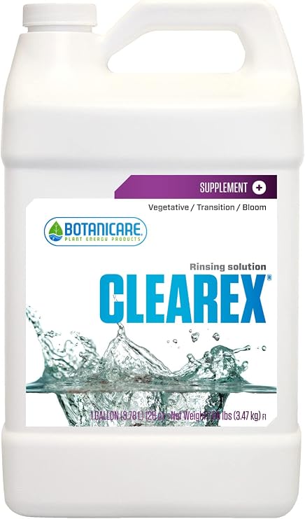 Botanicare Clearex, Rinsing Solution for Hydroponics and Potted Plants, 1 gal.