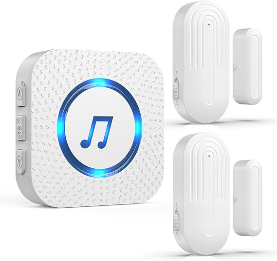 SanJie Door Chime Alarm When Open for Kids Safety, Home and Business
