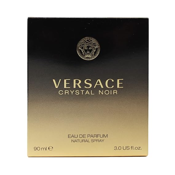 Crystal Noir by Versace for Women Eau de Parfum Spray, 3 Ounce/90 ml