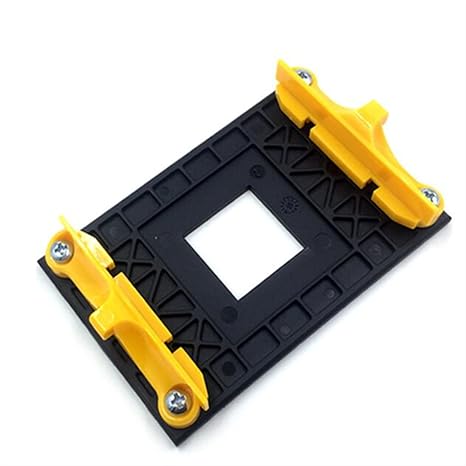 AM4 Backplane Durable CPU Heatsink Bracket Backplate Back Motherboard CPU Fan Water Cooling Mounting Sheet Plate for AM4 AMD Socket-Yellow