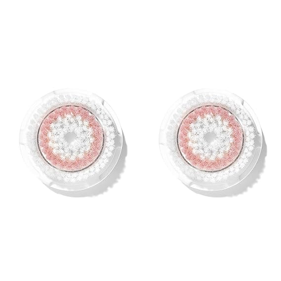 Clarisonic Facial Cleansing Brush Head Replacement | Radiance Brush Head for Dull Skin | Suitable for Sensitive Skin with Travel Bag