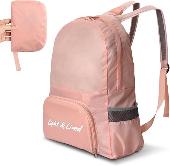 30L Foldable Backpack, Water-Resistant Dual-Mode Versatility Travel Rucksack for Men & Women– Lightweight Backpack for Daily Use & Outdoor Camping