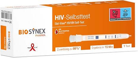 BIOSYNEX - Stat-View® - HIV - AIDS rapid test - reliable and confidential self-test (1 test)