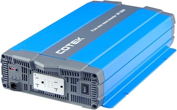 SP-2000-112 Pure Sine Wave Inverter with Dual GFCI 120VAC 12VDC 2000W