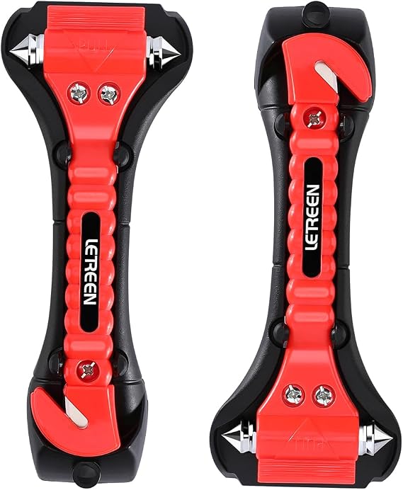 2 Pack Car Emergency Escape Window Break, Car Safety Hammer