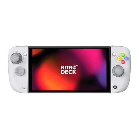 CRKD Nitro Deck 2 - Handheld Grip & Pro Controller for Nintendo Switch 2, Switch OLED & Nintendo Switch - No Stick Drift (PAL Grey Edition)