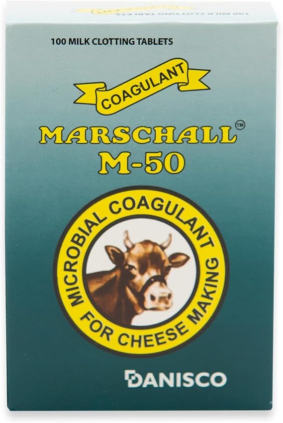 Marschall Rennet Tablet Vegetable Rennet Tablets 100 Tablets Box M-50
