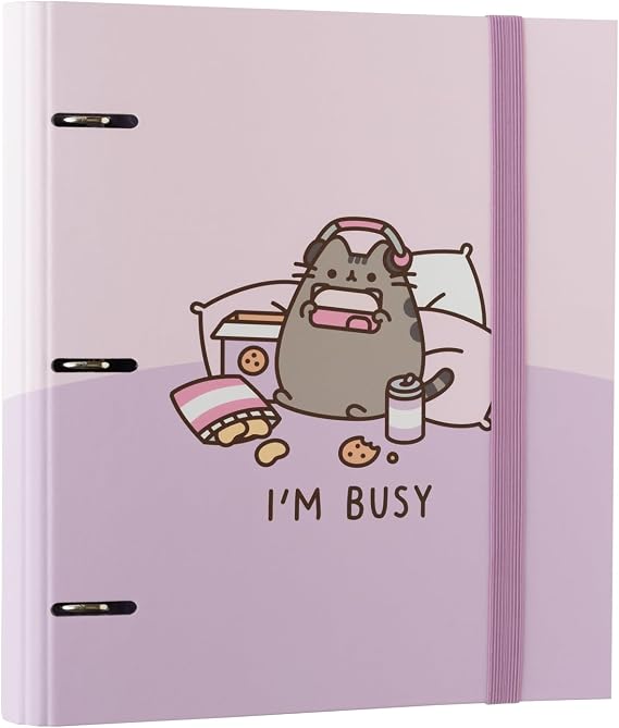 Premium 3 Ring Binder - File Folder (Pusheen Moments) (3RB)