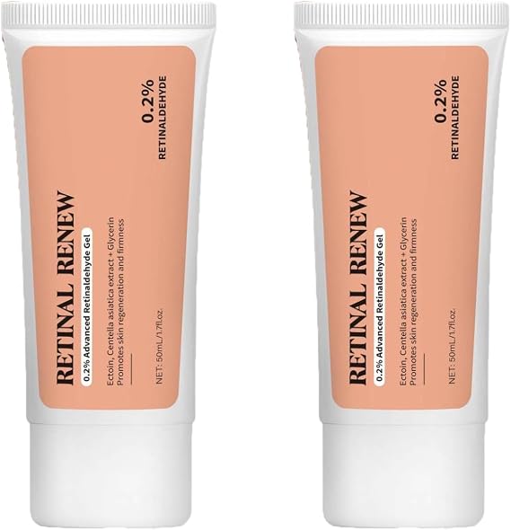 Advanced Retinal Gel, Retinaldehyde Cream Serum, Lightweight Hydrating Moisturiser, Smooths Skin Feeling, Instant Face Lift Cream, Reduces Wrinkles Repairs Damage Strengthens Resilient (2)