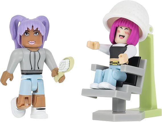 Roblox Wolfpaq Celebrity Game Pack Brook Haven: Hair & Nails With Limited Virtual Items Multicolor ROG0235