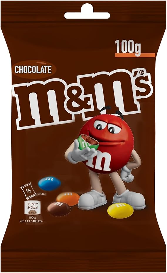 M&M's Chocolate Dragee 100 G x16