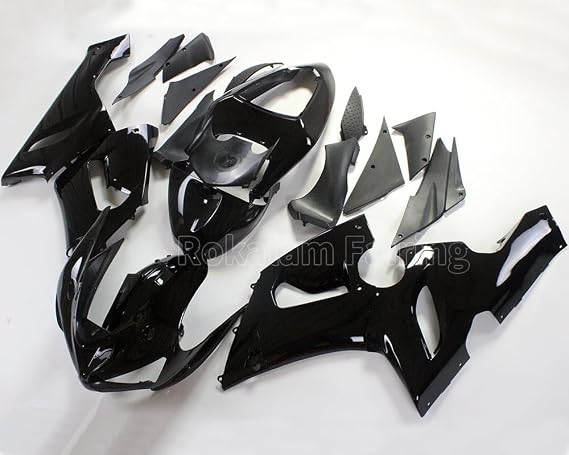 Sportbike Parts For Kawasaki Ninja ZX6R 636 05 06 ZX-6R 2005 2006 ZX 6R Black Motorcycle Bodywork Aftermarket Fairings kits (Injection molding)