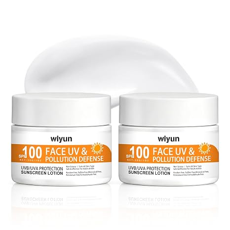Sun Cream 100 Protection Factor Sunscreen SPF 100 Pack of 2
