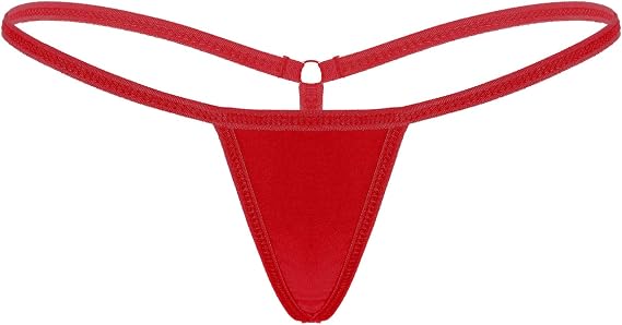 Jhaoyu Women Micro G-String Thongs Panties Stretch T-Back Sexy Tangas Low Rise Hipster Underwear