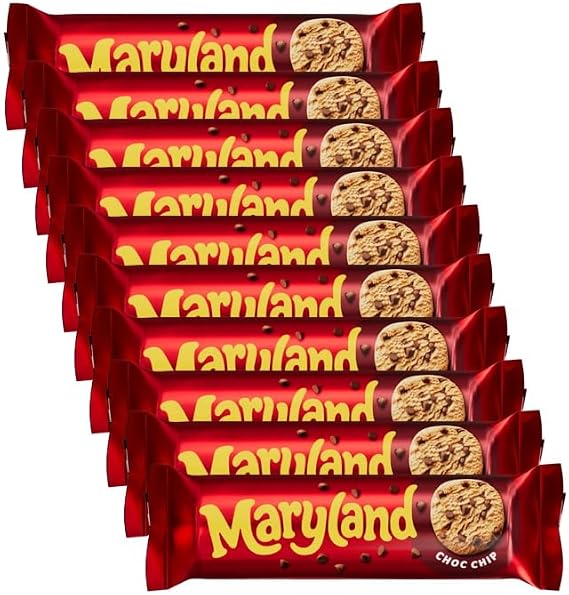 Maryland Chocolate Chip Cookies Bundle | Perfect afternoon tea biscuits | Chocolate Chip Biscuits | Perfect biscuits for gifting | Biscuits for HIM & HER | Available for Hampers (200g x 10 Packs)