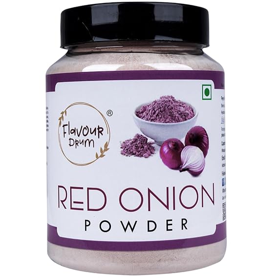 Flavour Drum Red Onion Powder 200g (7oz) Flavorful Onion Powder for Seasoning & Cooking