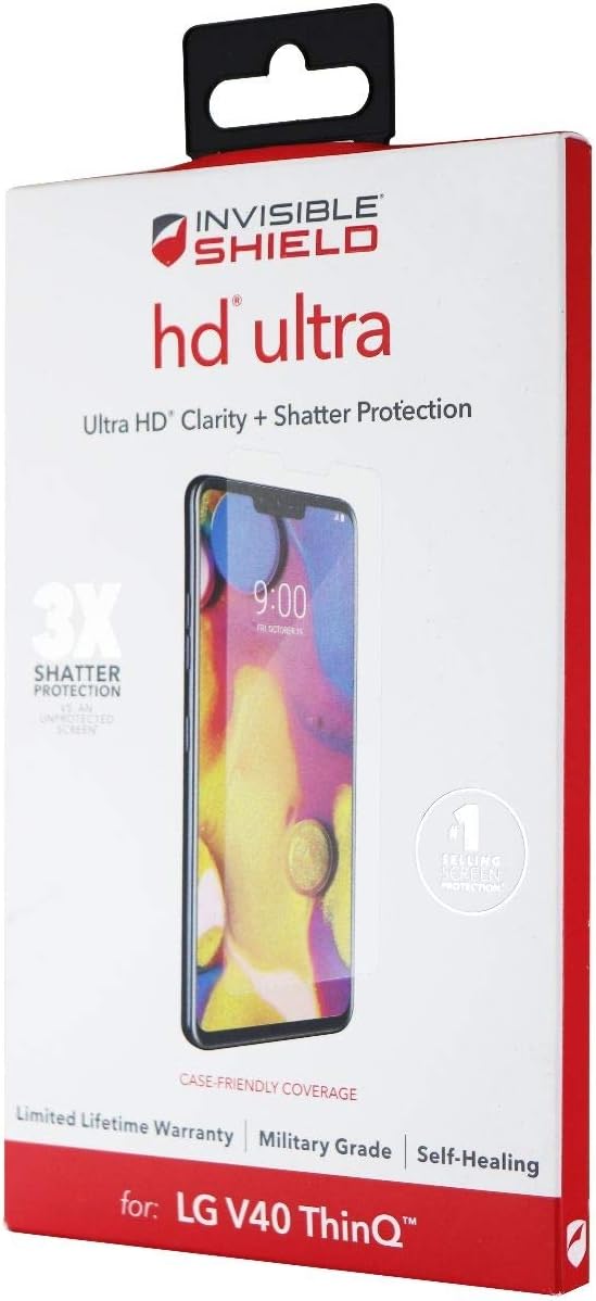 ZAGG Invisible Shield HD Ultra Clarity Screen Protector for LG V40 ThinQ