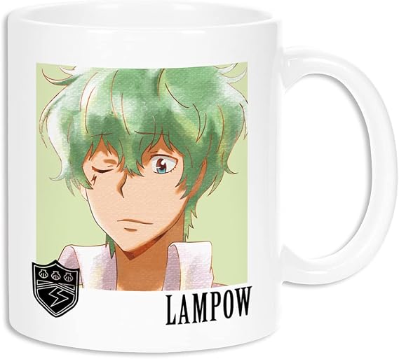 Armabianca Katekyo Hitman REBORN! Rampou Ani Art Aqua Label Mug, Diameter 3.2 x Height 3.7 inches 82 x 95 mm, Ceramic
