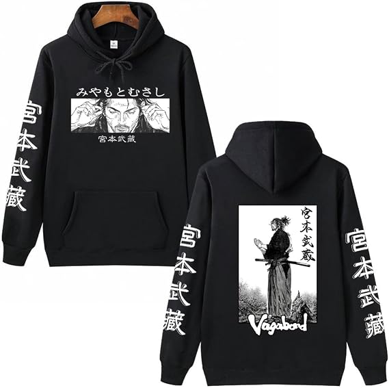 Manga Vagabond Hoodies Sweatshirt Long Sleeve Streetwear Pullover Clothes