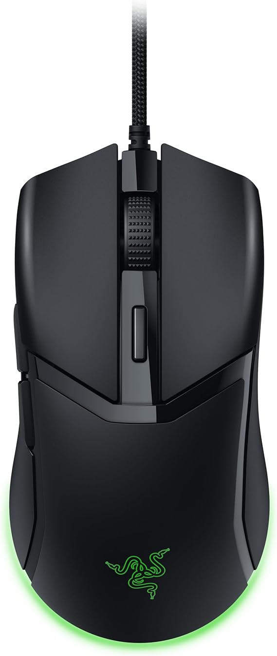 Razer Cobra - Lightweight Wired Gaming Mouse Chroma RGB (57g Lightweight Design, Optical Mouse Switches Gen-3, Chroma Lighting with Gradient Underglow, Precise Sensor Adjustments) Black