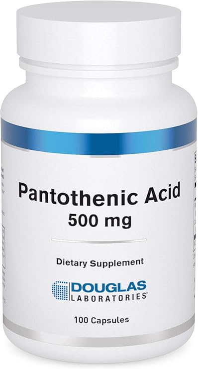 Douglas Laboratories Pantothenic Acid 500 mg, 100 Capsules