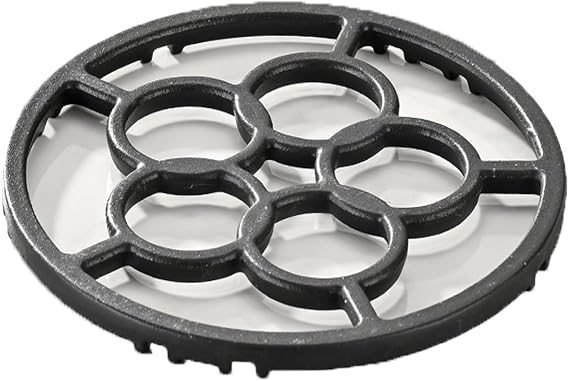 Cast Iron Gas Hob Ring Reducer Pan Support Ring for Moka Pot Coffee Pot, Metal Trivets for Kitchen Worktops 19cm