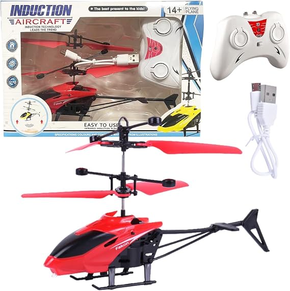 RC Helicopter, Remote Control Helicopters Aircraft Model Helicopters with Light Altitude Hold Helicopter Radio Controlled Aircraft RC Flying Gift for Birthday, Christmas