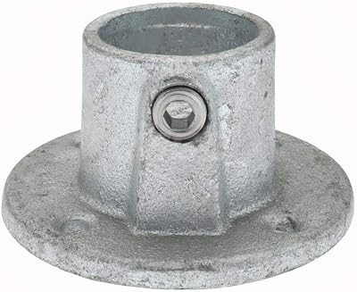 Galvanized Structural Pipe Rail Fitting: Flange for 1-12 Pipe