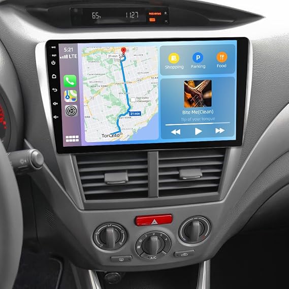 10.1 Inch Android 13 Car Stereo for Subaru Foreste/Impreza WRX 2008-2014 Double Din 4G+64G Car Radio with Wireless Carplay Android auto Touchscreen Bluetooth GPS WIFI FM Backup Camera
