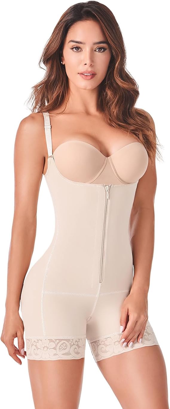 Ann Chery 1041 Short Girdle with Tummy Control, High Back, and Butt Lifting | Postpartum Shapewear Bodysuit |High Compression