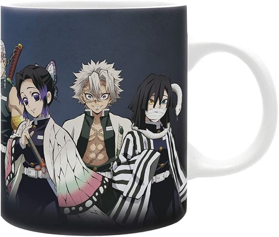 ABYSTYLE Demon Slayer Kimetsu No Yaiba Pillars Ceramic Coffee Tea Mug 11 Oz. Drinkware Anime Manga Merch Gift