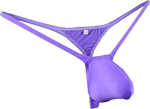 Mens Swim Thong G-Strings Bikini T-Back Nylon