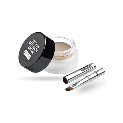 PUPA Milano Eyebrow Definition Cream - Eyebrow Cream with Great Color Payoff and Amazing Hold - Extremely Smooth and Pigmented- Sculpts Eyebrows For a Perfect, Natural Look - 001 Ash - 0.09 Oz, I0111753