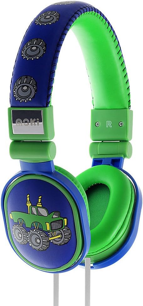 Moki International Acc HPPOP Popper Headphones, Monster Truck