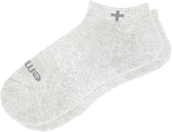 EMUAID Ionic Silver Socks, Silver Fiber Blend, Odor Control, Gray, One Pair | Silver Fiber Blend, Moisture-Wicking, Odor Control, Antimicrobial, Everyday Comfort