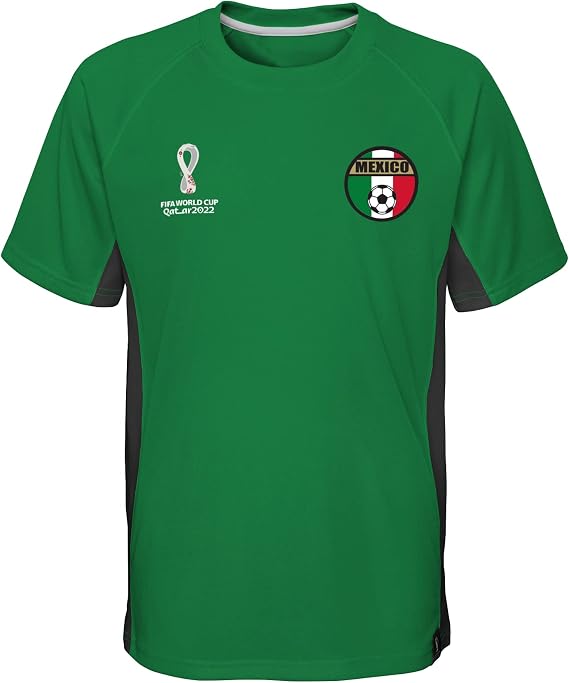 Outerstuff International Soccer Mens FIFA World Cup Primary Classic Short Sleeve Jersey