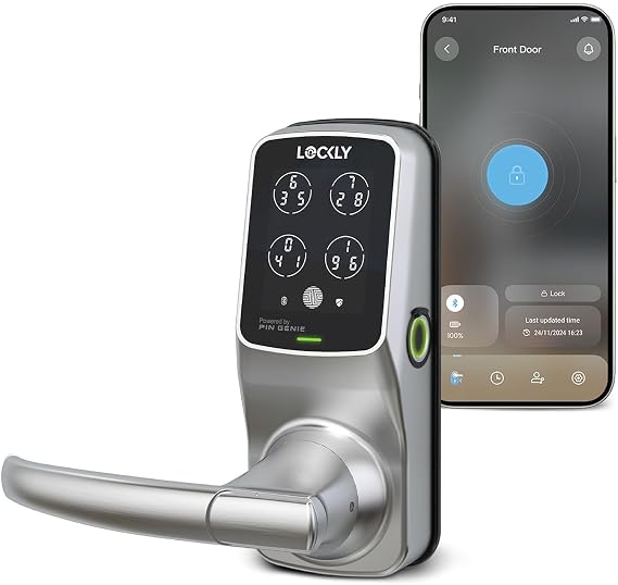 Lockly Secure Plus Smart Door Lock Bluetooth with Handle
