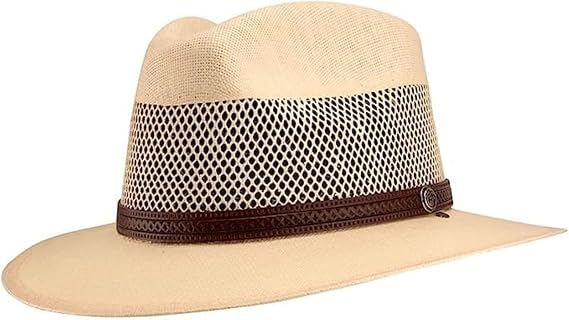 Milan Firm Straw Fedora Hat for Men & Women | Breathable Summer Sun Hat | Small Brim Firm Straw Fedora | Breathable Weave, All-Day Comfort | Summer Sun Protection | American Hat Makers