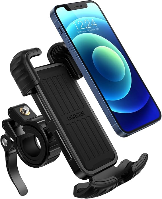 UGREEN Bisiklet Telefon Montaj Motosiklet Telefon Tutucu Bisiklet Dağ Motosiklet Gidon Standı iPhone 13 Pro Max 12 11 XS XR 8+ 7 6, Galaxy S22 S21 S20 A71 A51 Piksel ile Uyumlu