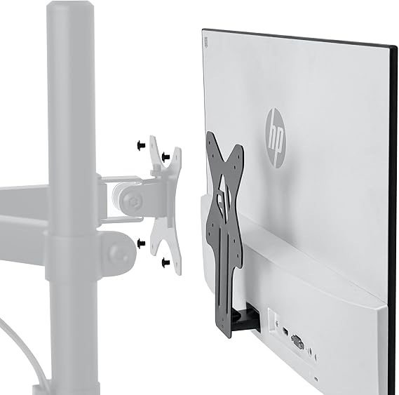 IFCASE Quick Attach VESA Adapter for HP Monitors 27er, 27es, 27ea, 25er, 25es, 24ea, 24es, 23er, 23es, 22er, 22es, 22f, 23f, 24f, 25f, 27f, 27fw (Black) 2 Packs