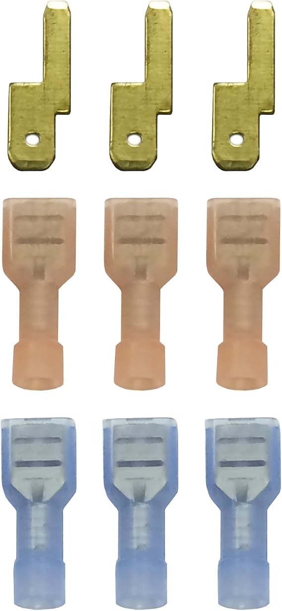 Battery Doctor 30100 Fuse Tap Kit for Vacant Energized ATM Mini Fuse Block Slots, 3 Taps and 6 Slip-On Terminals (30100)