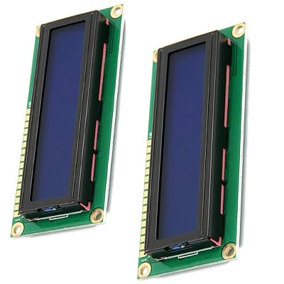 2pcs HD44780 1602 LCD Display Module DC 5V 16x2 Character LCM LCD Display Screen Blue Blacklight