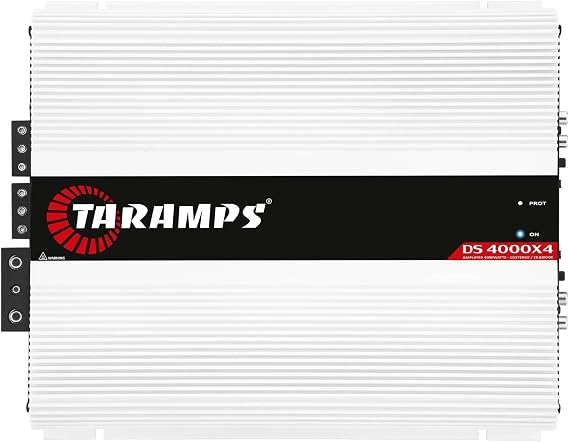 Taramps DS 4000X4 1 Ohm 4000W RMS Full Range 4 Channel Car Audio Amplifier