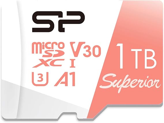 SP Silicon Power 1TB Micro SD Card U3 Nintendo-Switch Compatible, SDXC microsdxc High Speed MicroSD Memory Card with Adapter